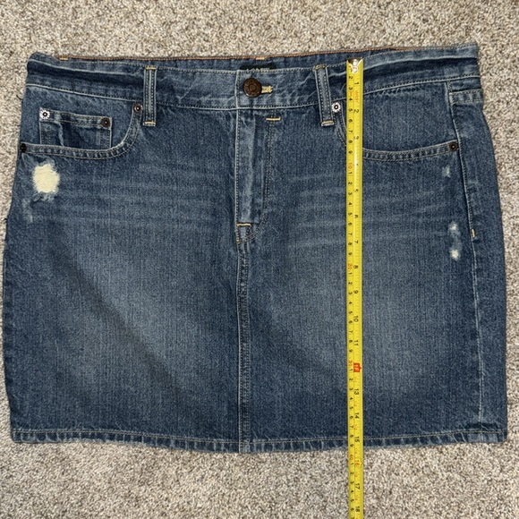 Women’s J Crew Denim Skirt Sz 10 - Picture 3 of 5